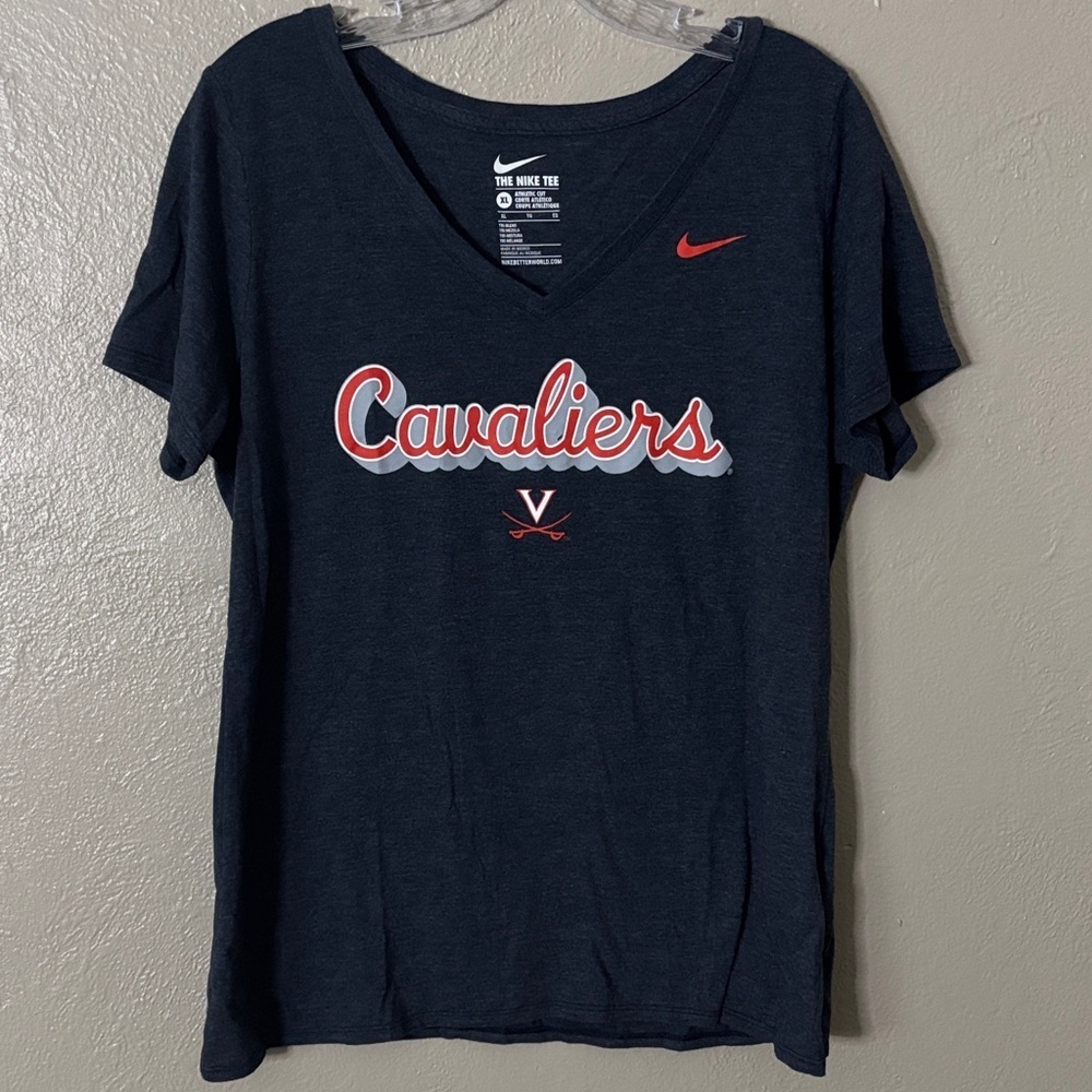 Cavaliers University of Virginia Women’s Nike‎ T-shirt Athletic Cut XL